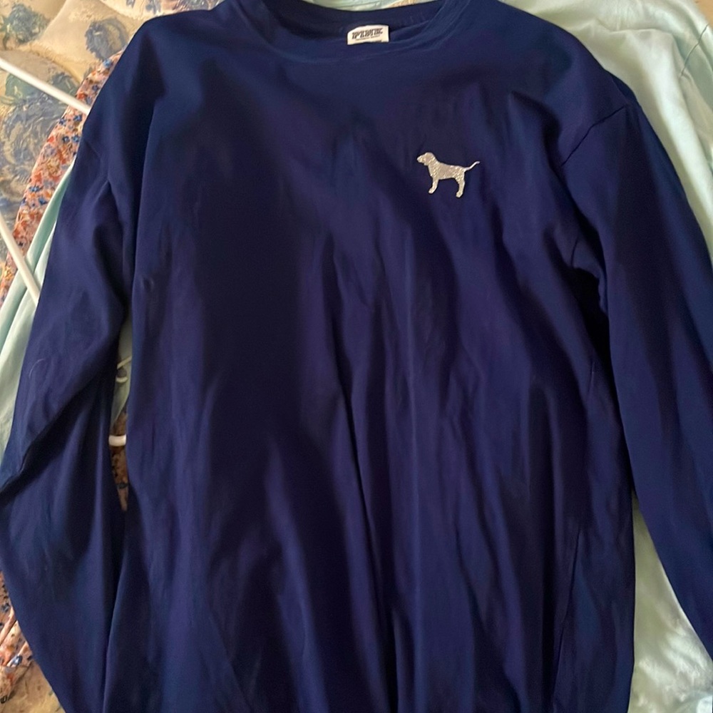 Blue and silver glimmer Victoria’s Secret long sleeve
